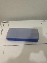 Tupperware Blue Lunch N Things Divided Container Snack Sandwich Keeper  ... - $9.99
