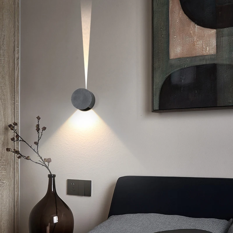 6W LED Round Wall Light Outdoor Indoor Waterproof IP65 Porch Garden Lamp Sconce  - £199.78 GBP