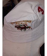 POLO RALPH LAUREN MEN&#39;S 3 POLO HORSES AND &quot;3&quot; LOGO WHITE BUCKET HAT OSFA... - €60,39 EUR