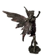 Fairy Figure Resin Garden Statue Standing Figure Resin w/ Rhinestones 11... - $1,675.63 MXN