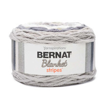 Spinrite Bernat Blanket Stripes Yarn - Gray Matters - £26.73 GBP