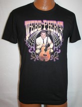 WEBB PIERCE Photo Front with Guitar T-SHIRT S Classic Honky Tonk Country... - £22.95 GBP