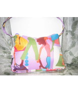 WALKING GIRL HANDBAG PURPLE - $14.00