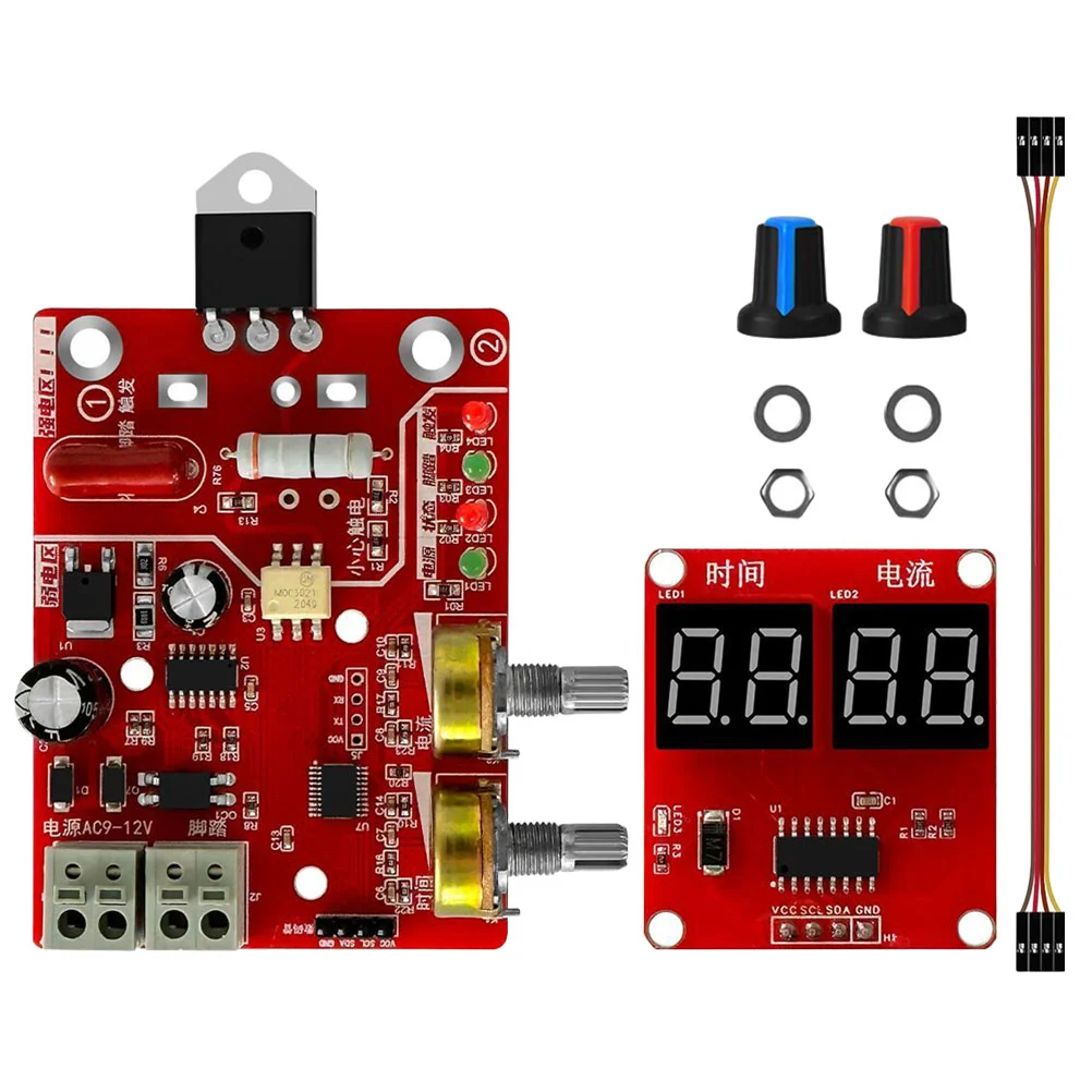 PCB Circuit d Welding Device Spot Controller hine Welder Digital Panel Time Curr - £38.54 GBP