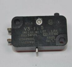 NEW Micro Switch Honeywell V3.115 Pin Plunger SPDT Solder 11 A 250 VDC - $13.85