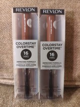 Revlon Colorstay Overtime Lipcolor, 570 No Coffee Break (2 - PACK ) - £11.34 GBP