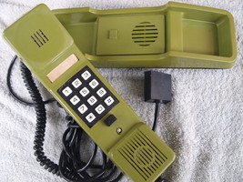  Rare Vintage Soviet Bulgaria Landline Phone TA1300 1989 Green Color - £29.71 GBP