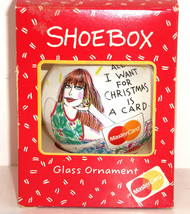 Hallmark Shoebox Ornament All I Want for Christmas is a Card MasterCard 1992 - £11.95 GBP