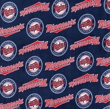 Minnesota Twins Baby Blanket Fleece Pet Lap Red Navy Blue  30&quot;x 24&quot; MLB Baseball - £33.93 GBP