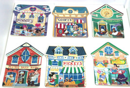 Disney Mickey Village Collector Plate Bradford Exchange Complete Set Lot of 6 - £239.72 GBP