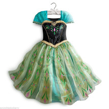Disney Store Frozen Anna Coronation Dress Costume Princess Fancy Size 5/... - $199.95