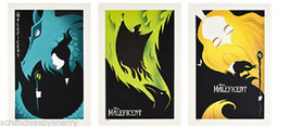 Disney Maleficent Lithograph Collection Villains Limited Edition 3000 New - £79.89 GBP