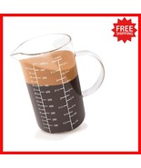 Elegant 1000 ML Glass Measuring Cup with Handle - Precision for Your Kit... - $681.15 MXN