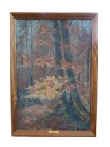 Anna Elizabeth Klumpke(1856-1942) &quot;A Path Through The Woods&quot; Oil Painting - £778.34 GBP
