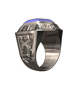 POLICE RING MENS CHAMPIONSHIP STYLE-Sterling Silver - $552.10 CAD