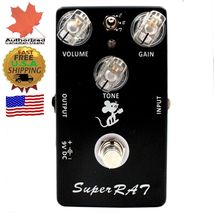 Mosky Super Rat Guitar Effect Pedal Hand-Made Three Mode Effects Classic Distort - £22.26 GBP