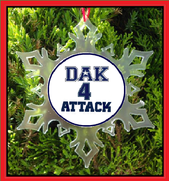 DAK ATTACK CHRISTMAS ORNAMENT - COWBOYS - $12.95