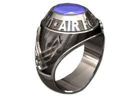 Us Air Force Ring Mens TRADITIONAL-Sterling Silver - £259.79 GBP