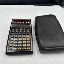 1970s VINTAGE PROGRAMMABLE CALCULATOR TEXAS INSTRUMENTS TI-57 with Case ... - $60.39