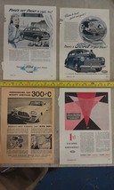 7RR15 Mechanix Illustrated Ads: Ford &amp; Chrysler, 1945-57, Good Condition - £13.27 GBP