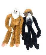 Set of 2 Vtg 90s Olivine Hanging Monkey Stuffed Animal Plush Debrazza&#39;s ... - £19.79 GBP