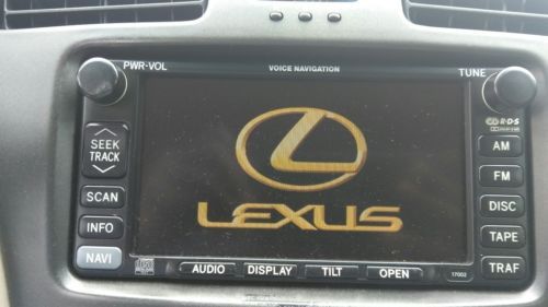 Primary image for 02-03 LEXUS ES300 VOICE NAVIGATION 86120-33550 TOUCH SCREEN RADIO *TESTED*