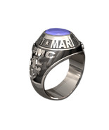 US MARINE CORPS RING MENS TRADITIONAL-Sterling Silver - $445.97 CAD