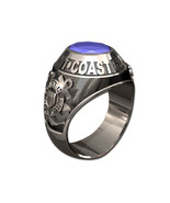 US COAST GUARD RING MENS TRADITIONAL-Sterling Silver - $445.97 CAD