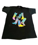 Saxon Cove Screen Stars Cowboy Boots Graphic Tee Shirt Size XXXL Vintage? - $47.39 CAD