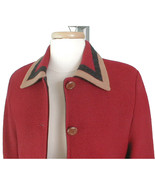 NEW! Geiger Austria Boiled Wool Jacket (Coat)! 8 e 38  Red with Southwes... - $239.99