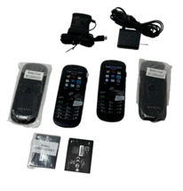 2 Lot Alcatel One Touch A205G Tracfone GSM Cellular Phone Cellphone 1.4&quot;... - $26.96