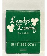 Lynches Landing Bar &amp; Grill Matchbook Longboat Key, FL Green - $5.98 CAD