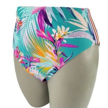 Xhilaration Bikini Swim Bottom Juniors Sz XL 15 17 High Leg High Waist F... - £10.11 GBP