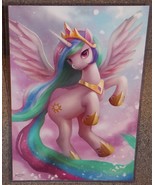 My Little Pony Princess Celestia Glossy Art Print 11 x 17 In Hard Plasti... - £19.51 GBP