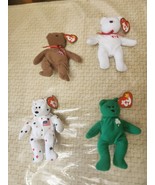 Lot of 4 Ty Teenie Beanie Babies  GLORY MAPLE ERIN BRITANNIA 1997 &amp; 1998... - $38.02 CAD