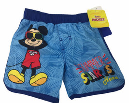 Mickey Mouse Infant Boys Swim Trunks 18 Months Disney Junior Summer Starts - £11.69 GBP