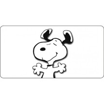 SNOOPY CENTERED USA MADE LICENSE PLATE - £23.42 GBP