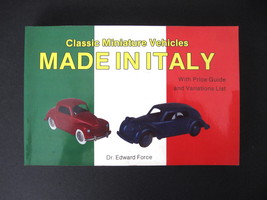 1992 Paperback Issue of Classic Miniature Die Cast Vehicles Made in Italy  - $17.99