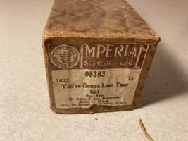 Vintage Imperial Song 08393 You&#39;re gonna lose your Gal Fox Trot Piano Roll - £7.85 GBP