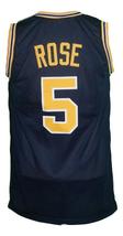 Jalen Rose #5 College Basketball Jersey Sewn Navy Blue Any Size image 5