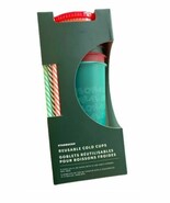 Starbucks 5-Pack Reusable Cold Cups 24fl oz with Lids and Straws Sustain... - $277.81 MXN