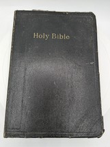 VTG King James Version HOLY BIBLE  Self-Pronouncing World Publishing Black - £22.91 GBP