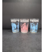 Howdy Doody Welch’s Jelly Jar 4” Drinking Glasses Set Of 3 Vintage 1953 - £14.07 GBP