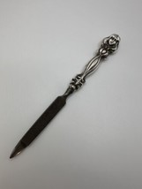 Antique Female Head Sterling Silver Bust Nail File 6.25” - $99.00
