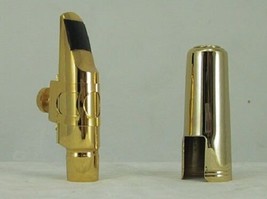 New 14K Gold Plated Tenor #7 Saxophone Mouthpiece - $95.82 CAD