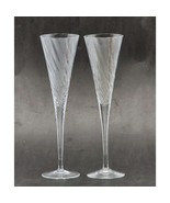 Sasaki Reflections Crystal Clear Wine or Champagne Flute 2 Pc Set FAST S... - $41.29 CAD