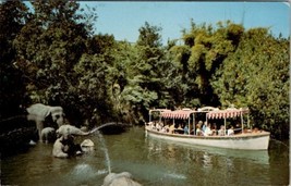 Disneyland Elephant Bathing Pool Anaheim California to Eldersburg MD Postcard X7 - £3.89 GBP