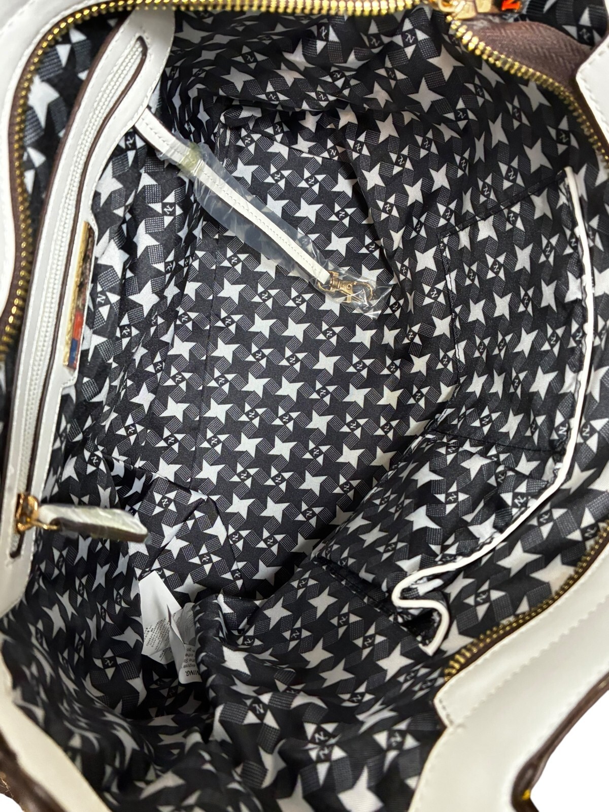 Nicole Lee Hobo Bag with Laser Cut and Embroidery Yellow + Pouch & Dust Bag NWT Item image 13