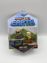 Minecraft Earth Boost Minis 2 Pk Hoarding Skeleton Crafting Villager Figures Toy - £10.43 GBP