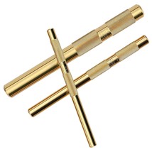 61360 3 Pc. Knurled Brass Drift Punch Set 25077 3/4 Inch 25076 1/2 Inch 25075 - £33.15 GBP